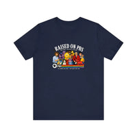 Raised On PBS Quality Tee — Navy