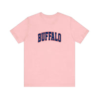 Buffalo Collegiate Arch Quality Tee — Pink