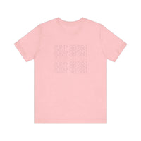 Cat Mom Retro Repeat Quality Tee — Pink