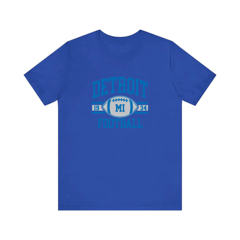 Detroit Football Est 1934 Quality Tee