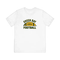 Green Bay Football Vintage Arch Quality Tee — White