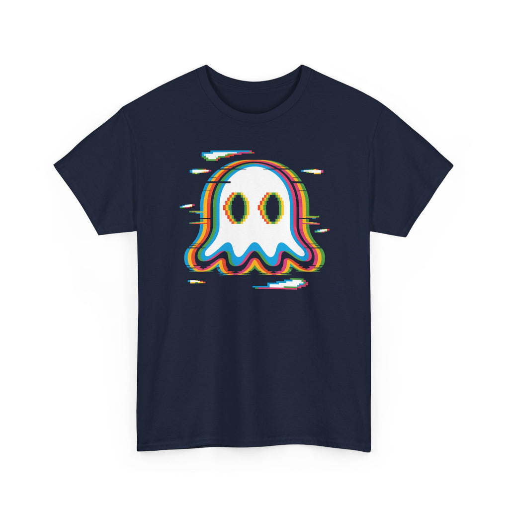 Glitch Rainbow Ghost Tee