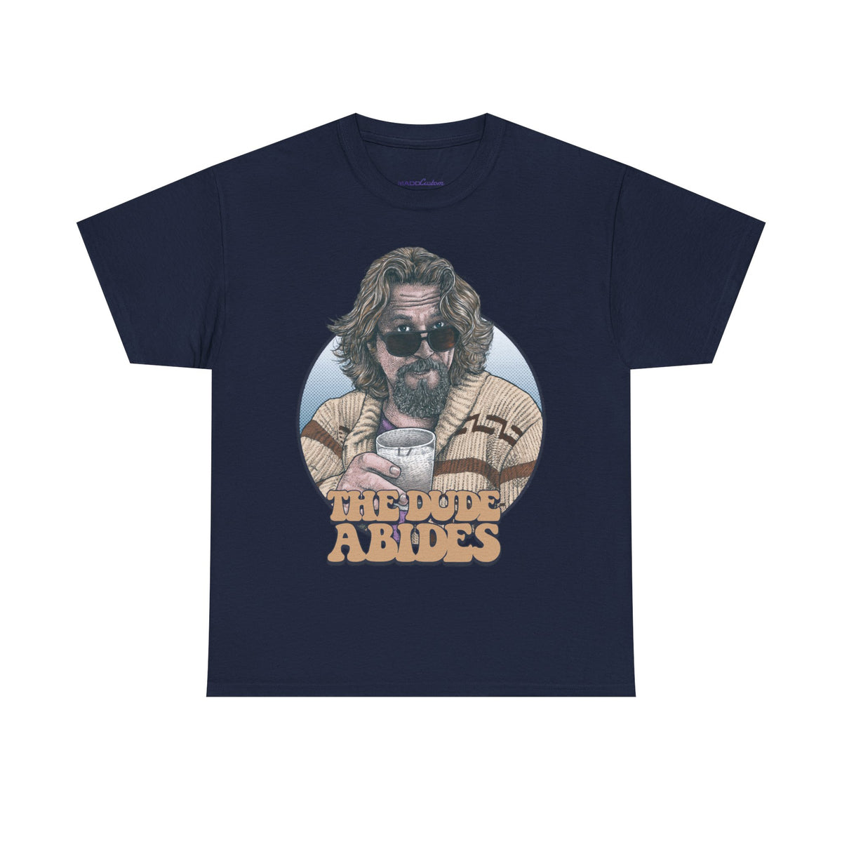 Big Lebowski Dude Abides Beverage B Premium T-Shirt