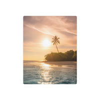 Radiant Sunrise Over a Tropical Shoreline