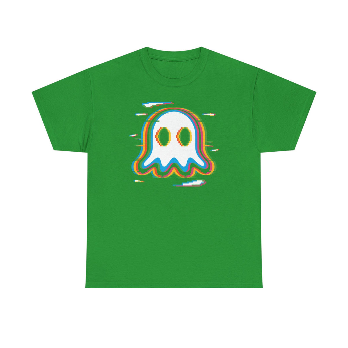 Glitch Rainbow Ghost Tee