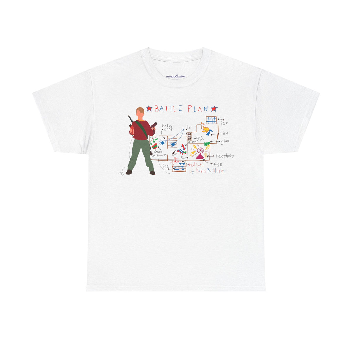 Home Alone Battle Plan With Kevin Premium T-Shirt