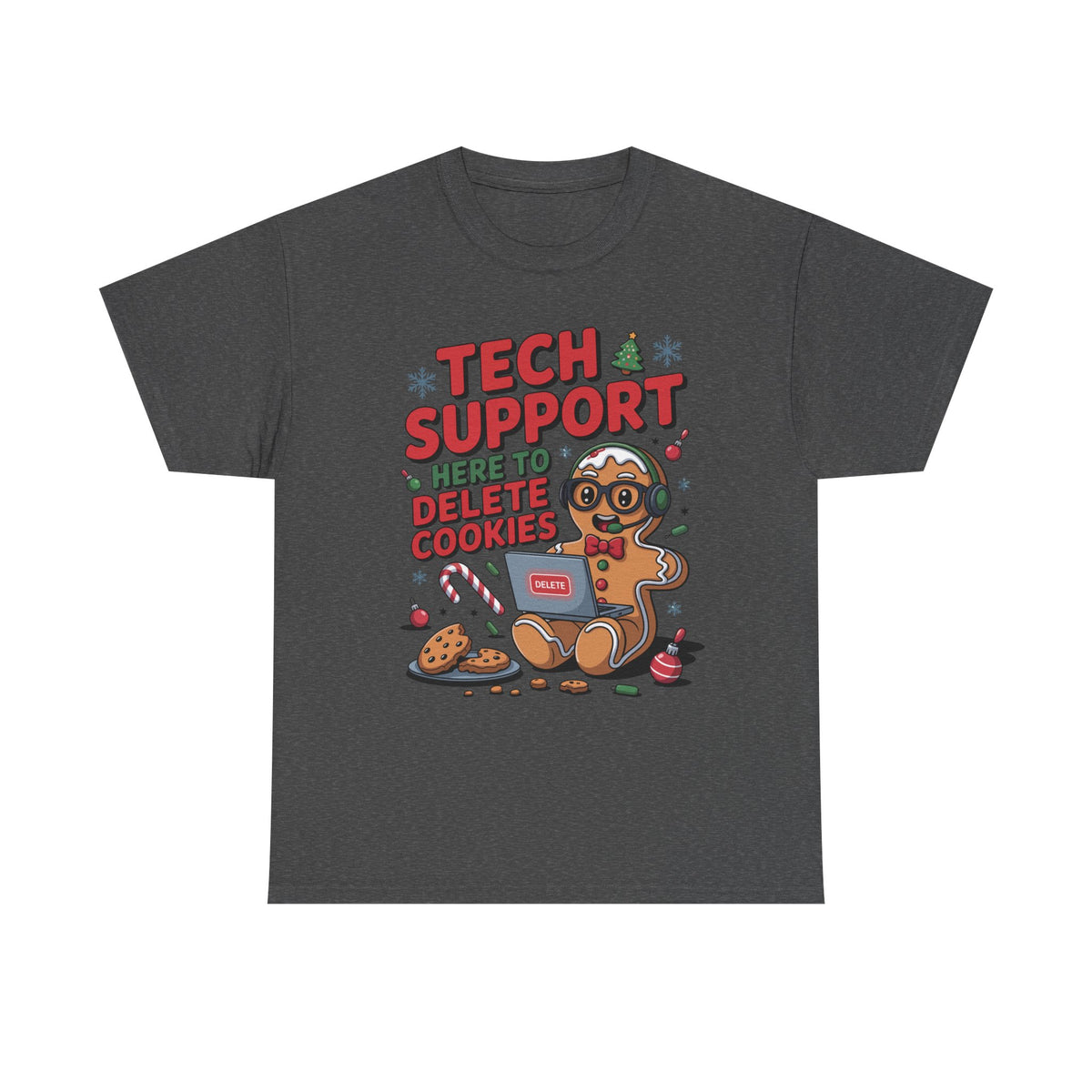 Gingerbread Tech Support Tee