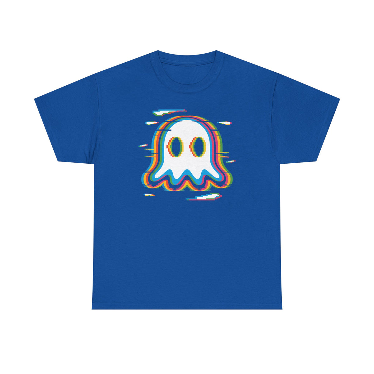 Glitch Rainbow Ghost Tee