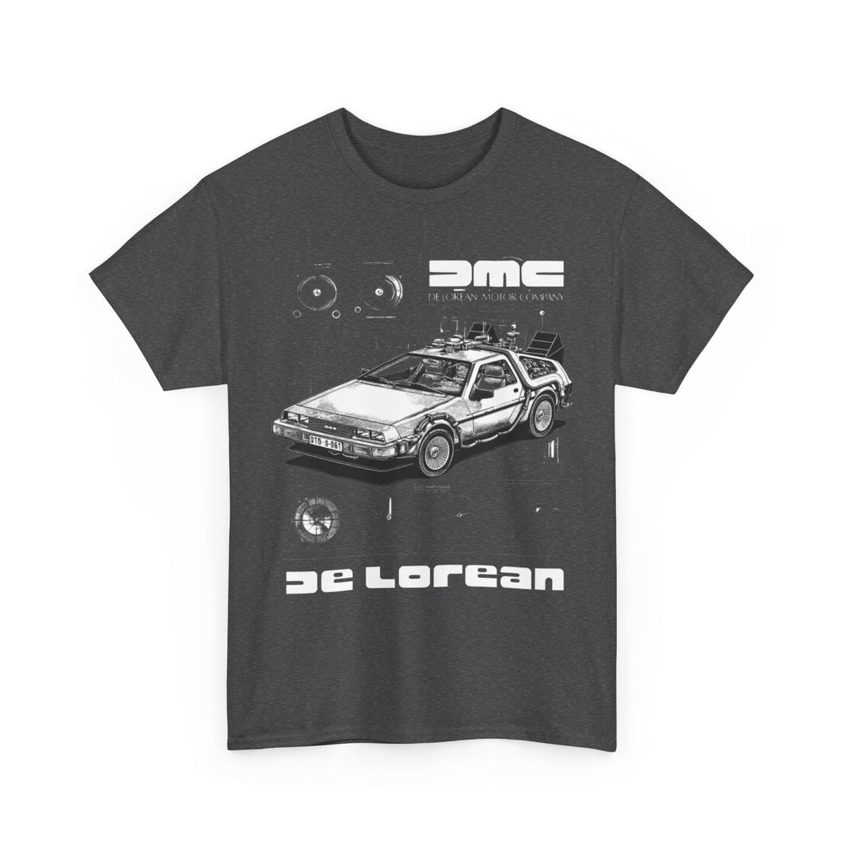 Back To The Future Delorean Specs Premium T-Shirt