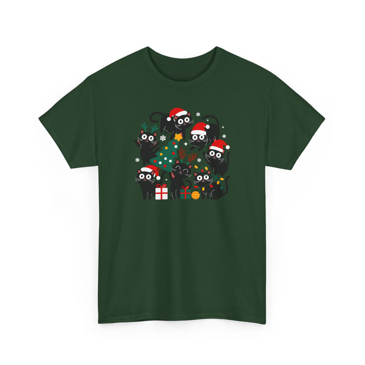 Holiday Black Cat Crew
