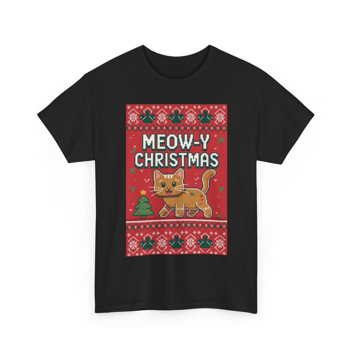Meowy Christmas Cat Sweater