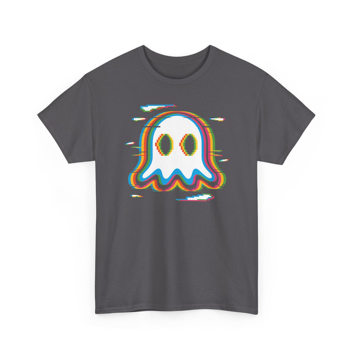 Glitch Rainbow Ghost Tee