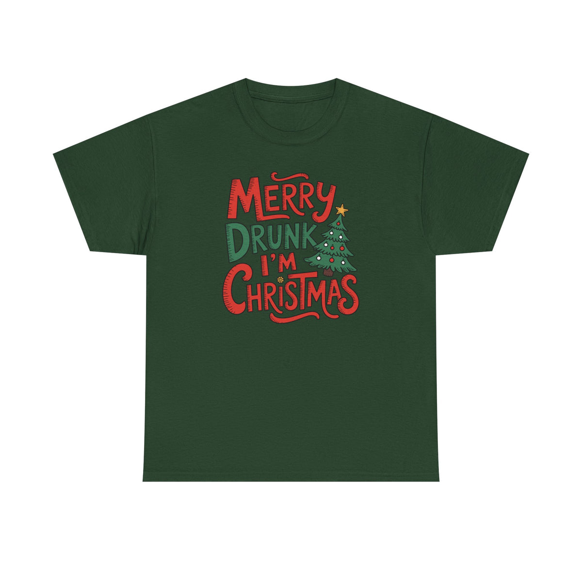 Tipsy Merry Christmas Tee