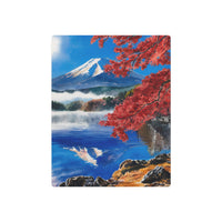 Autumn Reverie Over Fuji with Crimson Maples