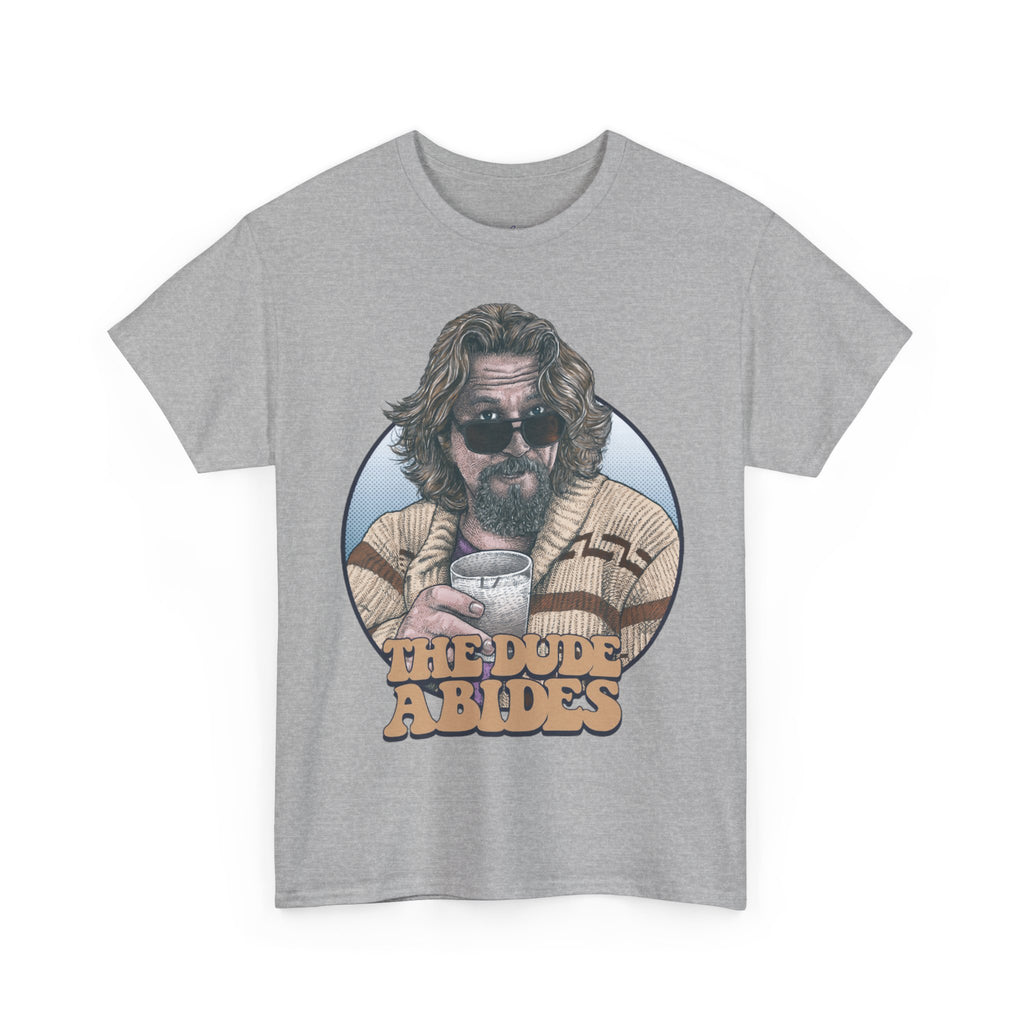 Big Lebowski Dude Abides Beverage B Premium T-Shirt