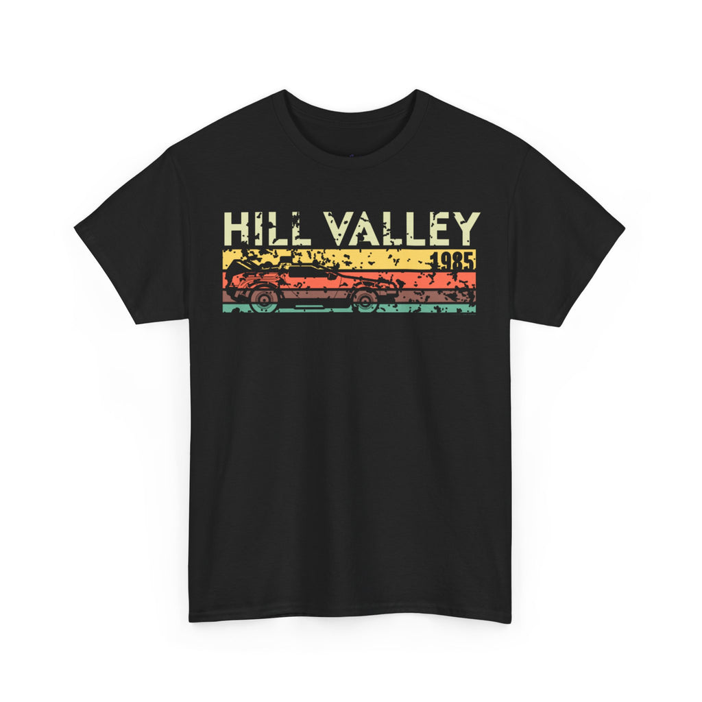 Back To The Future Hill Valley Delorean Premium T-Shirt