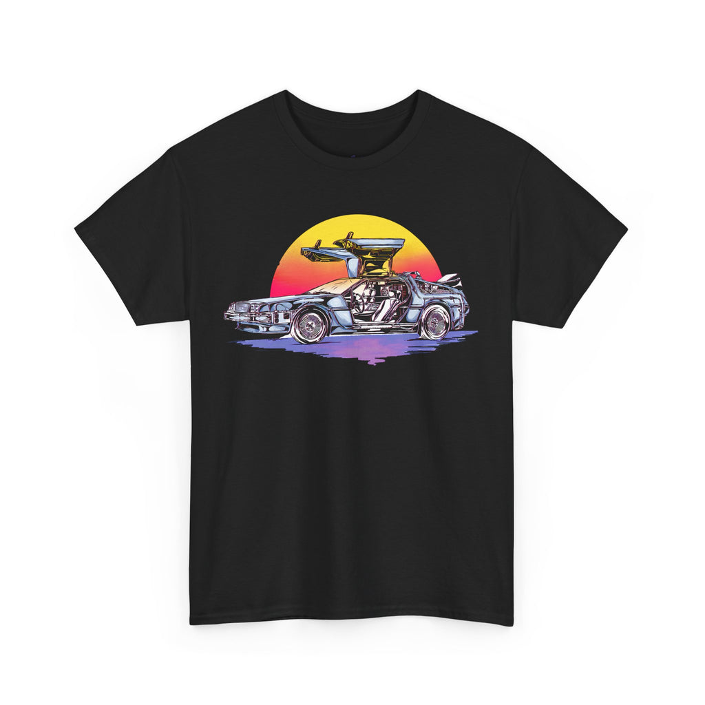 Delorean Sunset Copy Premium T-Shirt