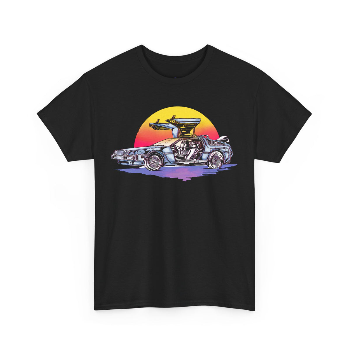 Delorean Sunset Copy Premium T-Shirt