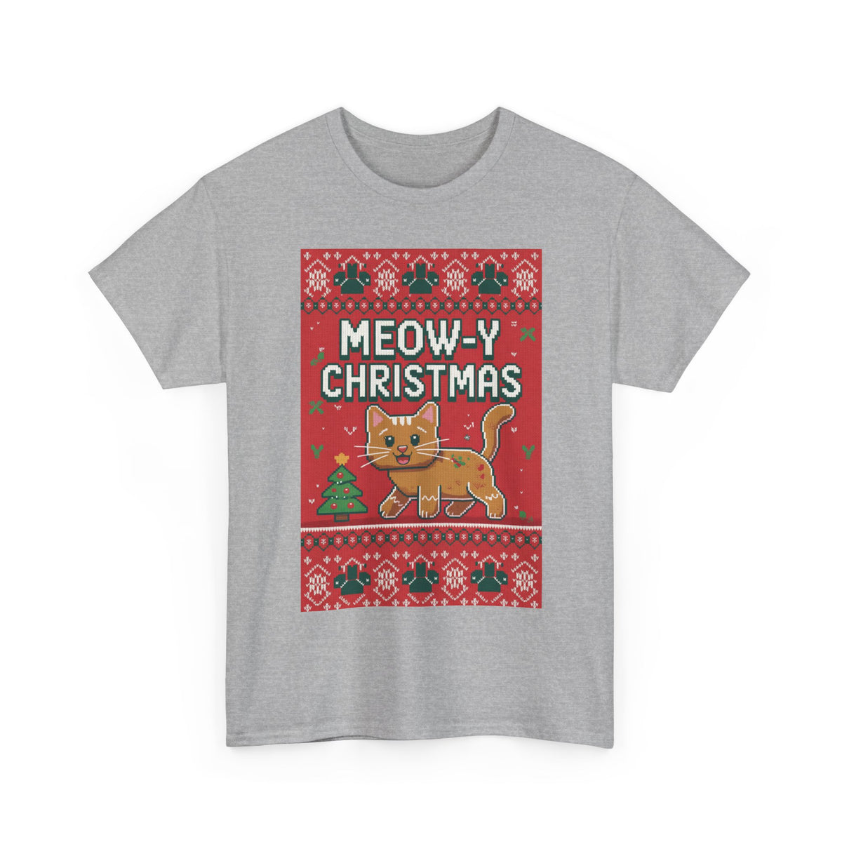 Meowy Christmas Cat Sweater