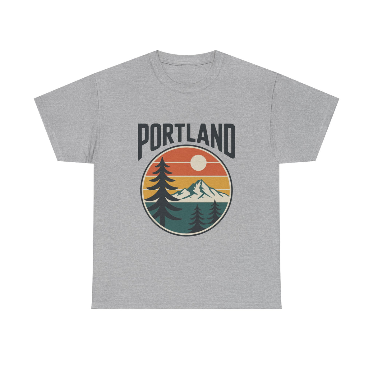 Rose City Retro Sunset Tee
