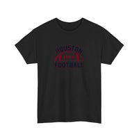 Houston Football Vintage Arch Tee — Black