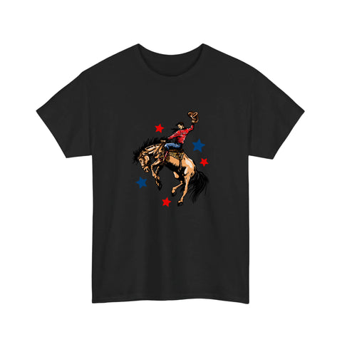 Bucking Bronco Rodeo Rider Tee