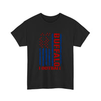 Buffalo Flag Football Tee — Black