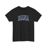 Nana Varsity Arch Tee — Black