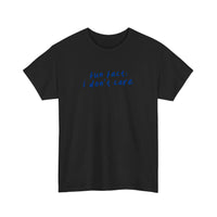 Fun Fact I Don't Care Tee — Black