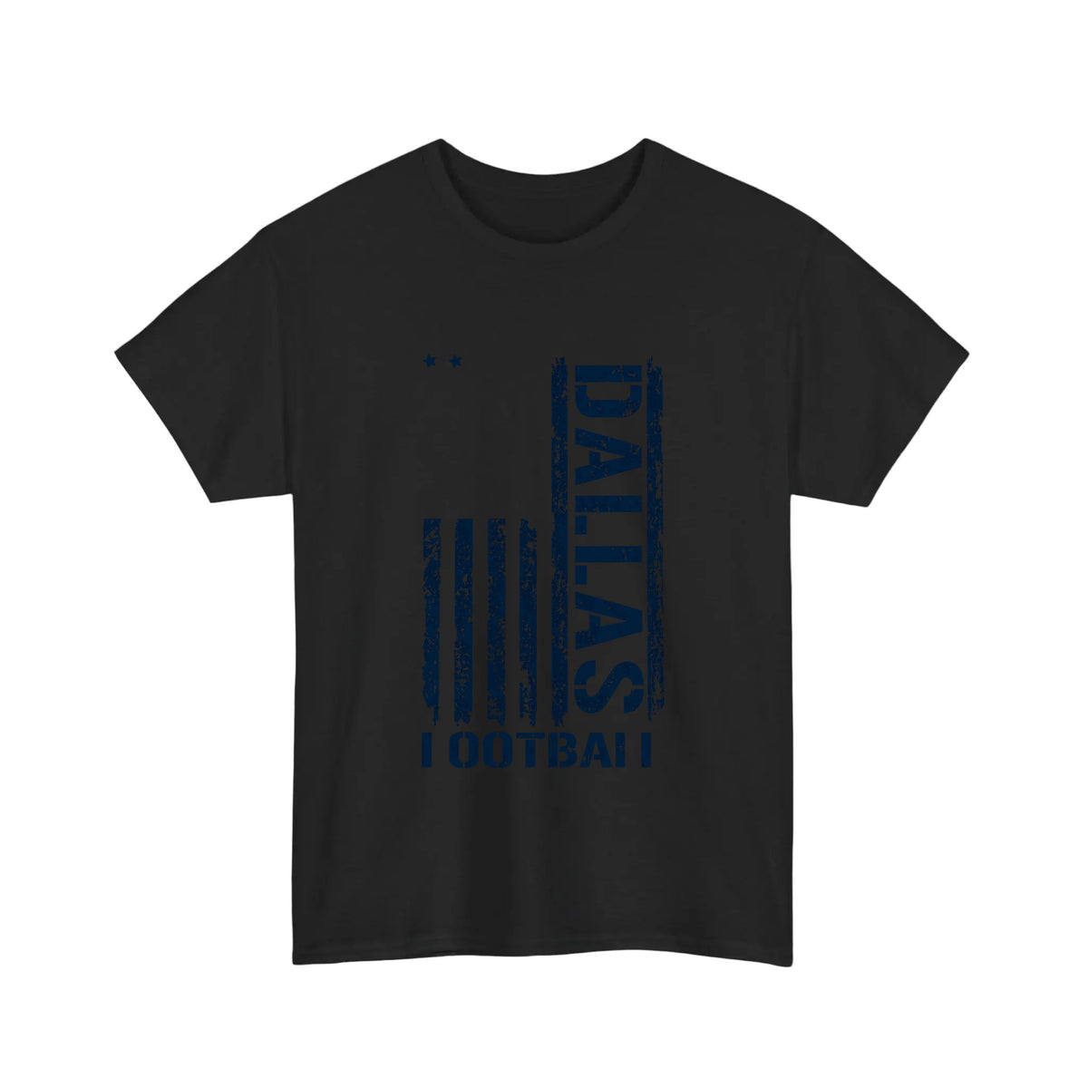 Dallas Football Distressed Flag Tee