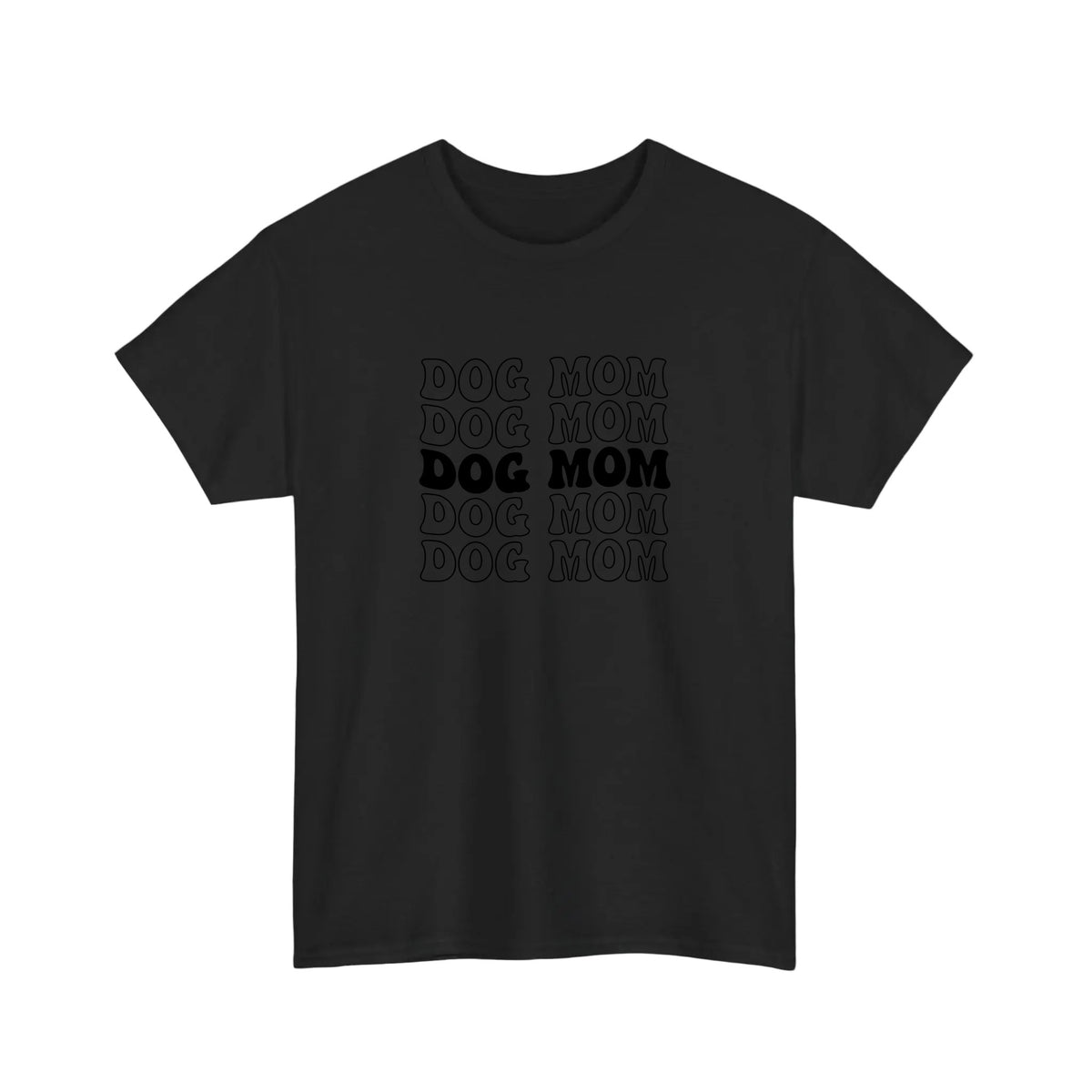 Dog Mom Retro Stack Tee