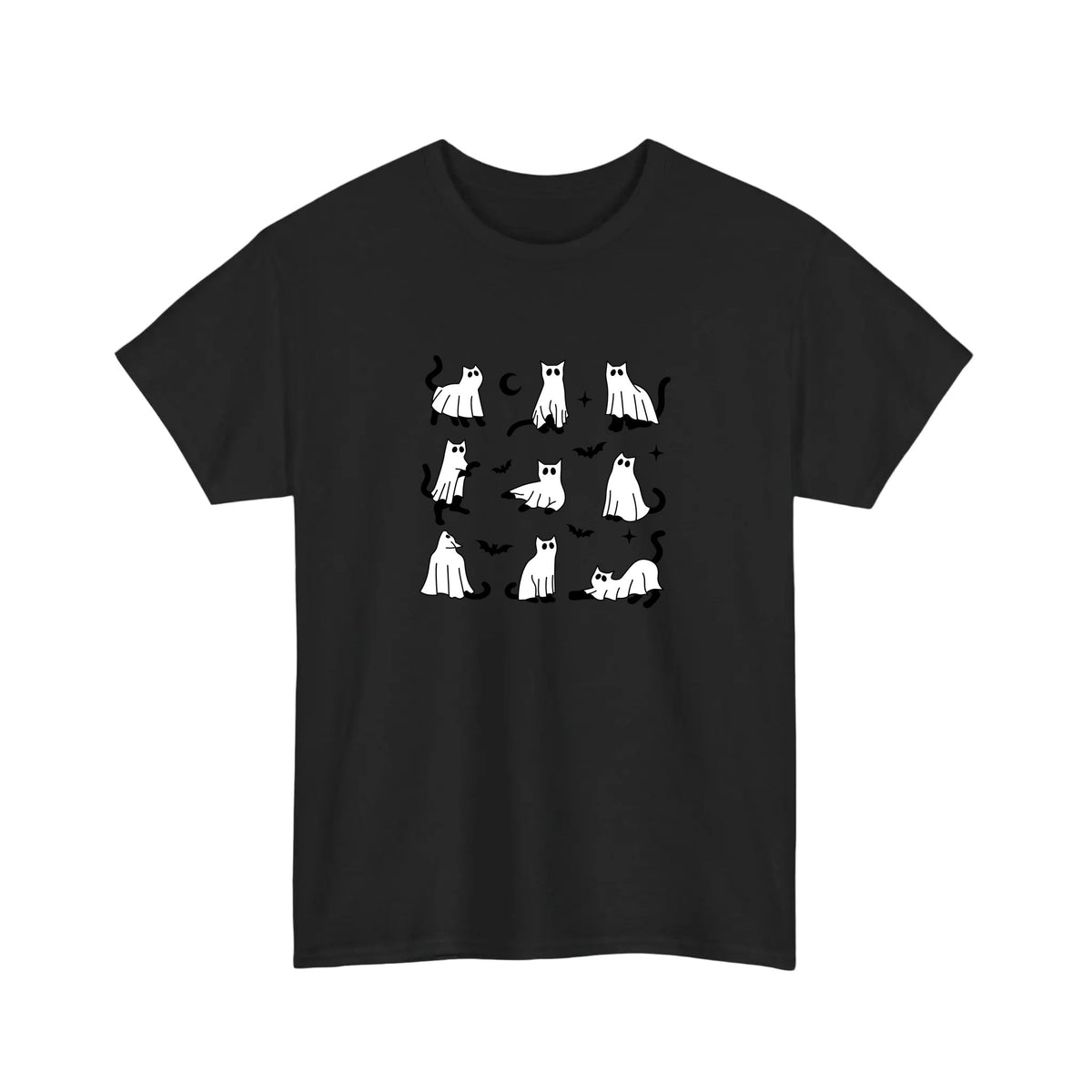 Ghost Cats Under Sheets Tee