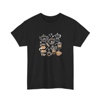 Cozy Coffee And Tea Collection Tee — Black