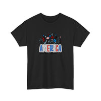America Wildflower Freedom Tee — Black