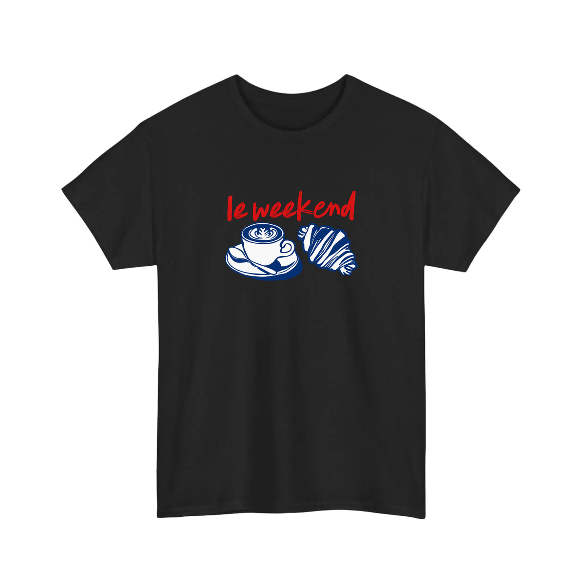 Le Weekend Coffee And Croissant Tee