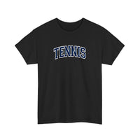 Tennis Varsity Arch Tee — Black