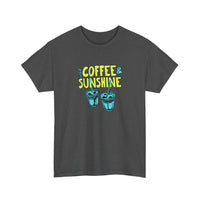 Iced Coffee And Sunshine Tee — Dark Heather