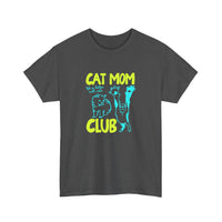 Cat Mom Club Tee — Dark Heather