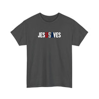 Jesus Saves USA Tee — Dark Heather