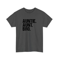 Auntie Aunt Bro Tee — Dark Heather