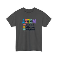 Autism Mama Totally Blessed Tee — Dark Heather