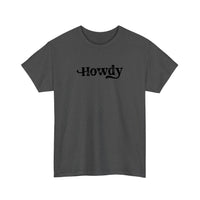 Howdy Tee — Dark Heather