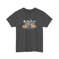 Growing A Tiny Human Tee — Dark Heather