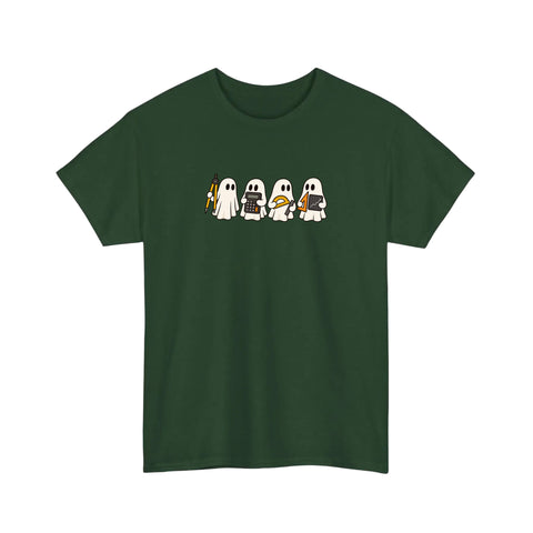 Math Ghosts With Calculators Tee