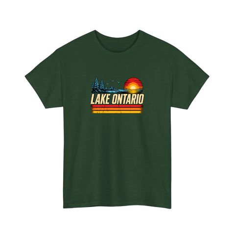 Lake Ontario Retro Sunset Tee