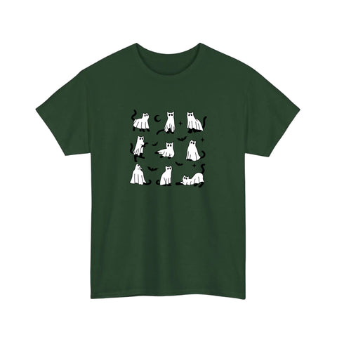 Ghost Cats Under Sheets Tee