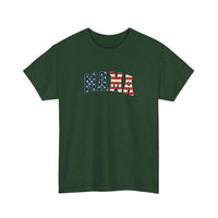 Stars And Stripes Mama Tee — Forest Green