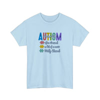 Autism Mama Totally Blessed Tee — Light Blue