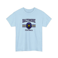 Baltimore Football Raven Mascot Tee — Light Blue