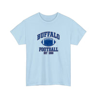Buffalo Football Est 1960 Tee — Light Blue